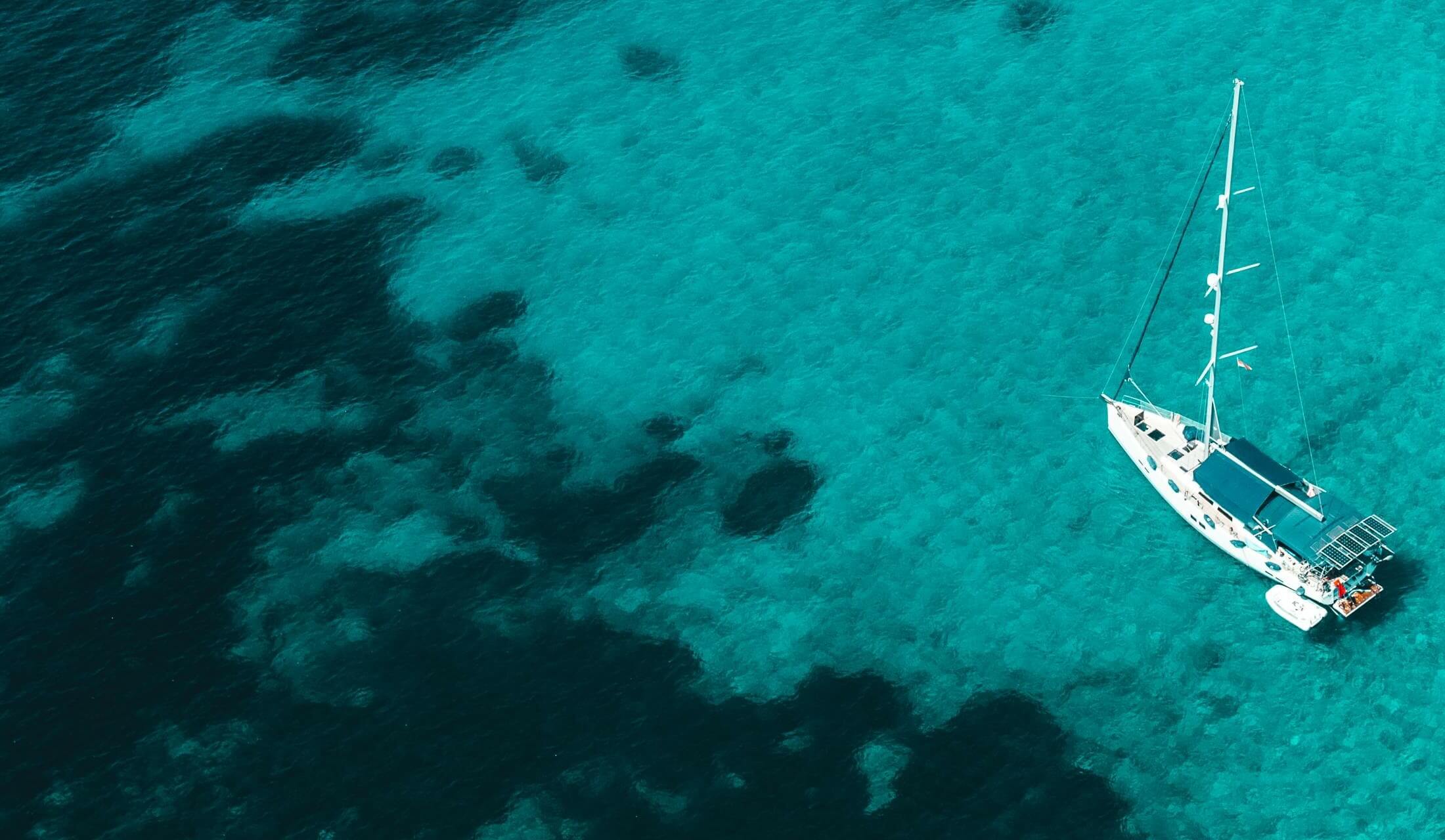  Yacht in water